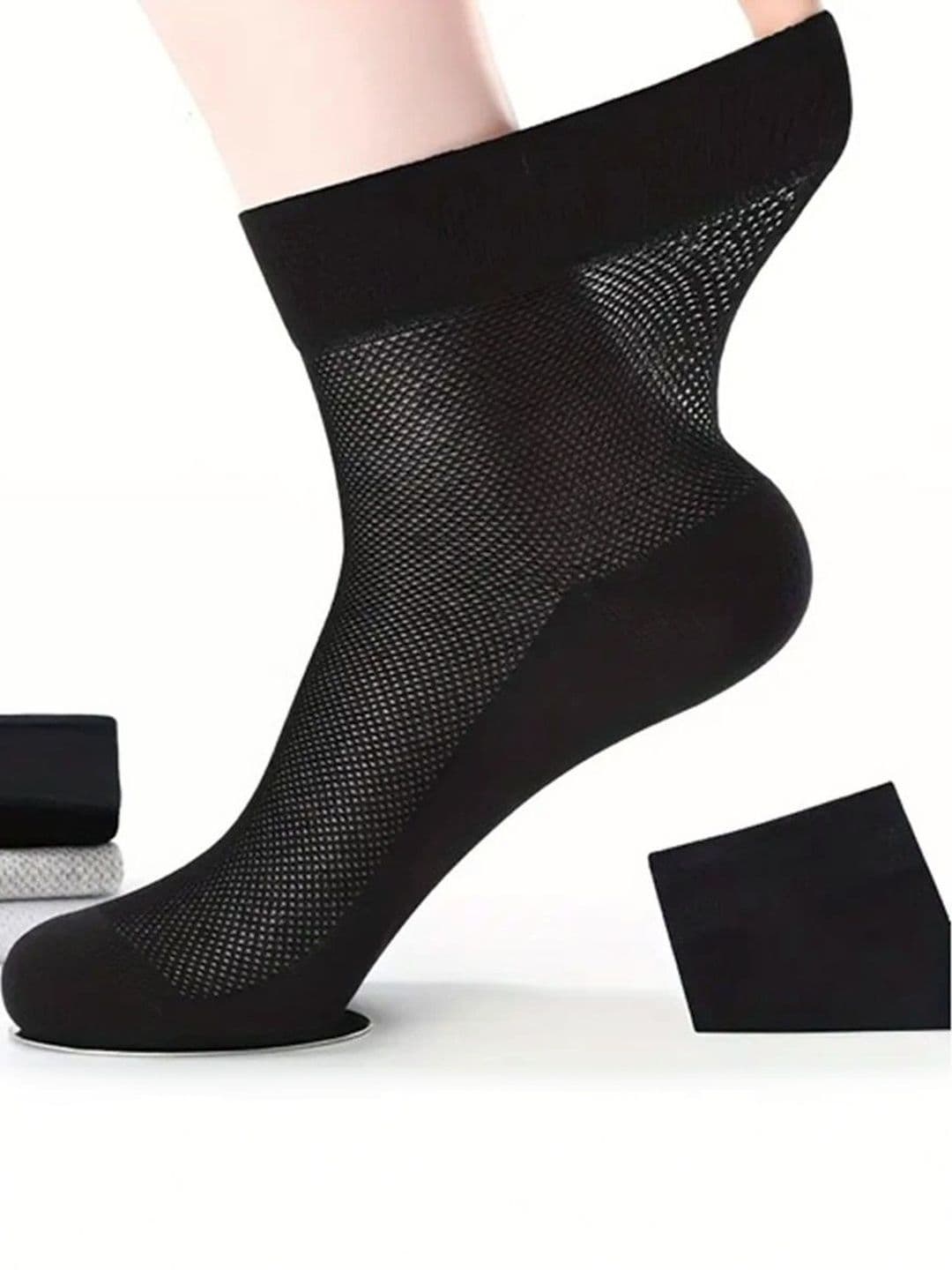 Moda Rapido Men Pack of 5 Cotton Blend Ankle Length Socks thumbnail 2