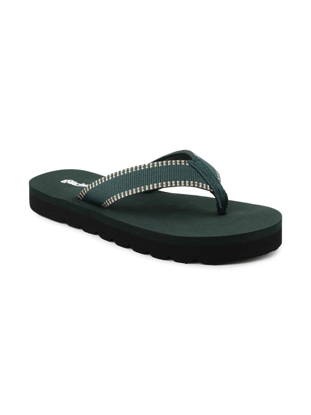 glitchez Men Striped Rubber Thong Flip-Flops thumbnail 5