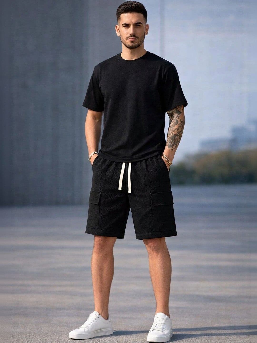 Mast & Harbour Men Cargo Shorts - view 1