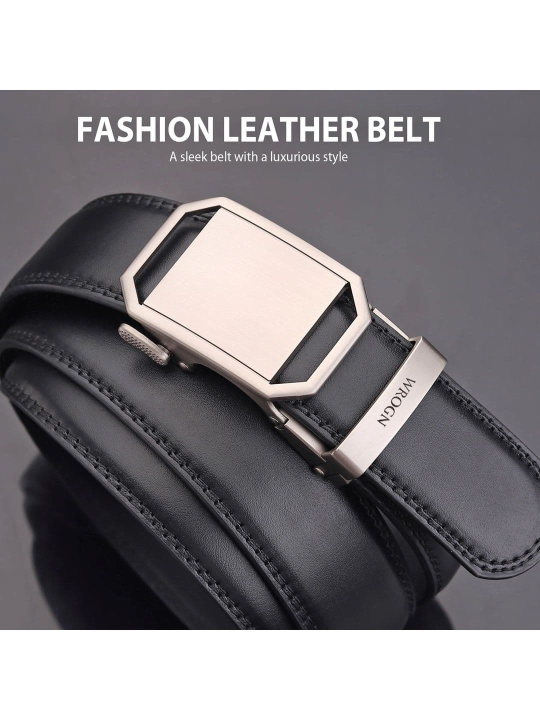 WROGN Men PU Formal Belt thumbnail 4