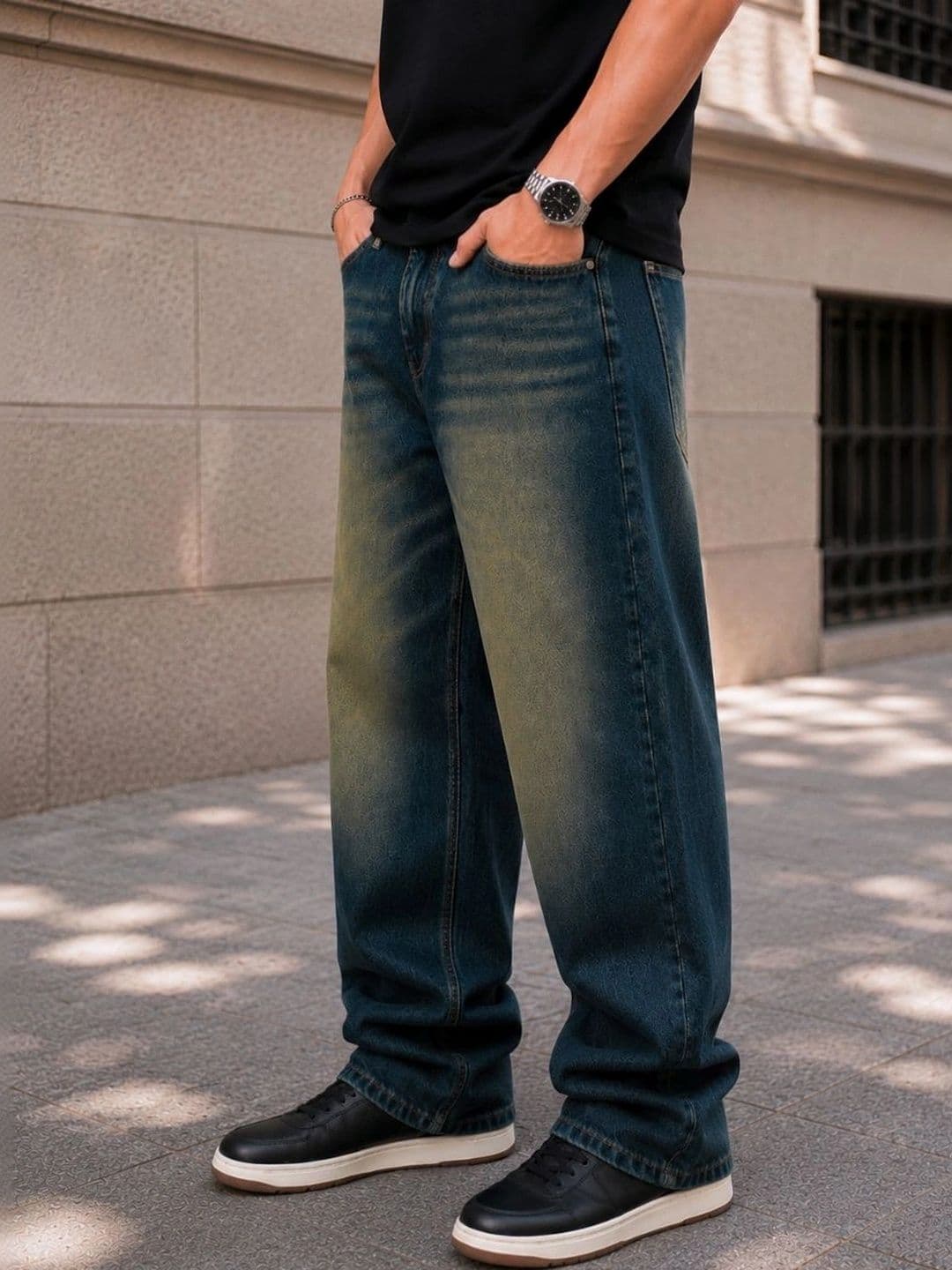 MQ Denim Men Straight Fit Mid-Rise Light Fade Jeans thumbnail 6