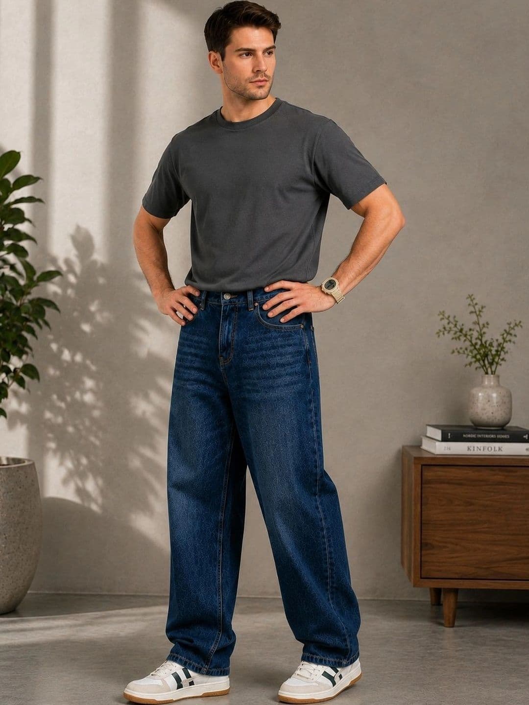 FALKRA Men Mid-Rise Jeans thumbnail 2