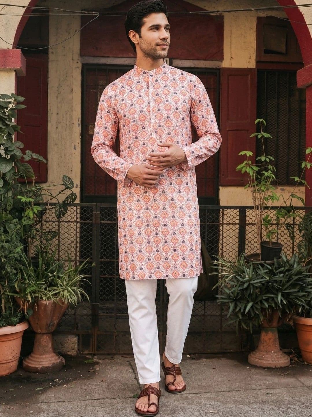 DRIP CHOWK Men Ethnic Motifs Printed Kurta - view 1
