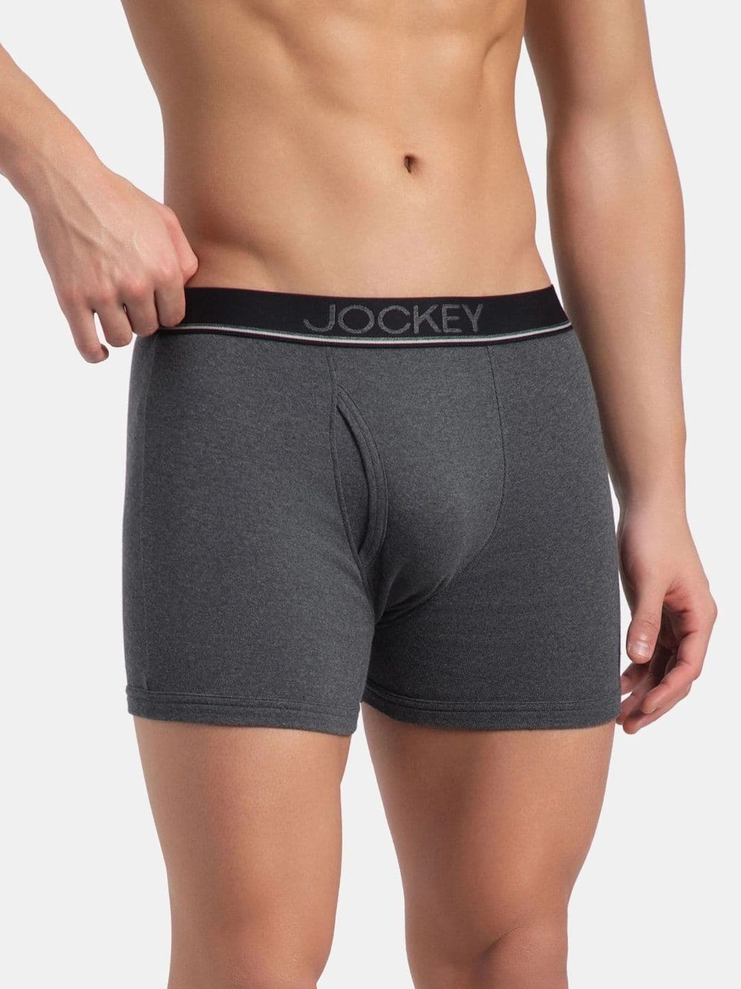 Jockey Pack of 3 Super Combed Cotton Rib Boxer Brief with Ultrasoft Waistband-8009 thumbnail 4