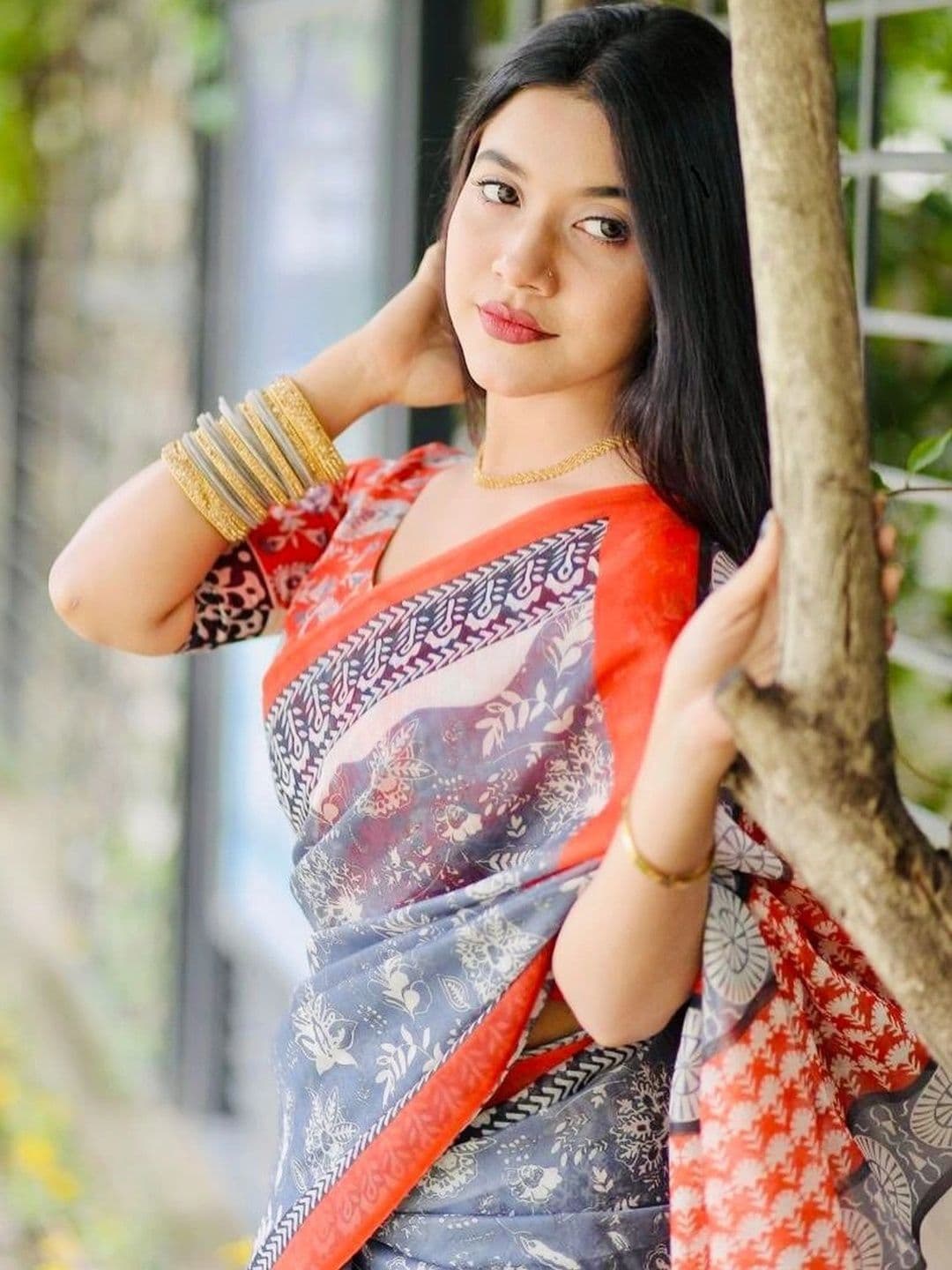 Moda Rapido Floral Pure Cotton Saree thumbnail 7