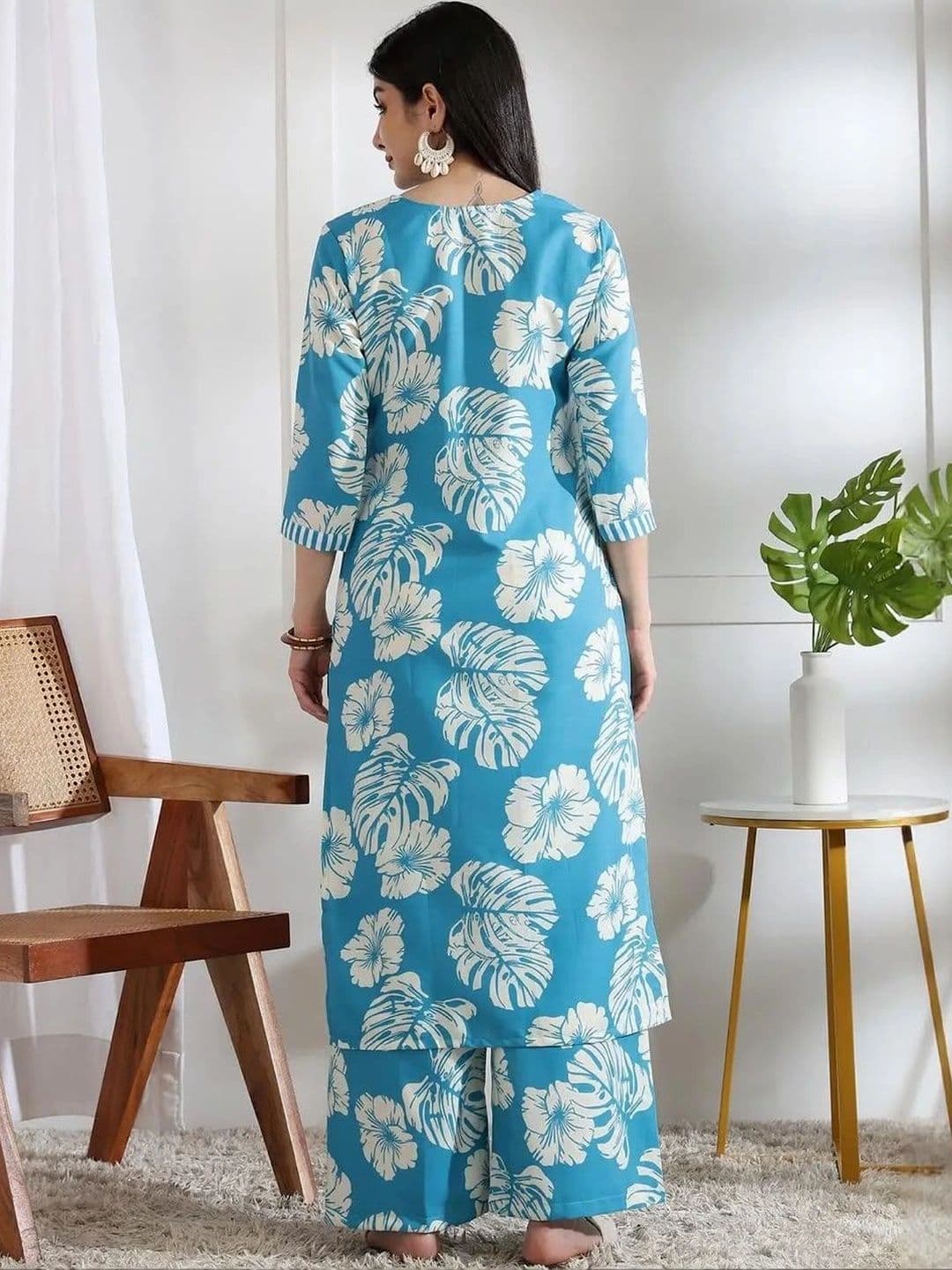 LUGDDA Women Printed Palazzos thumbnail 3