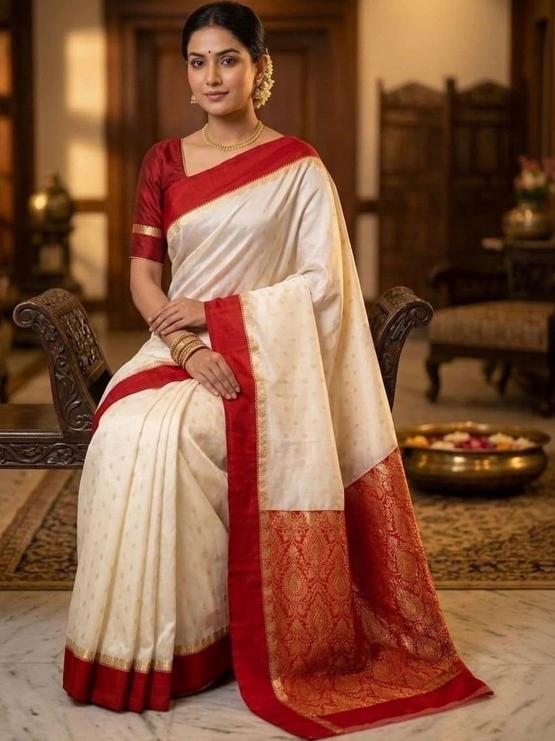 Silk Loomluxe Woven Design Art Silk Saree thumbnail 4