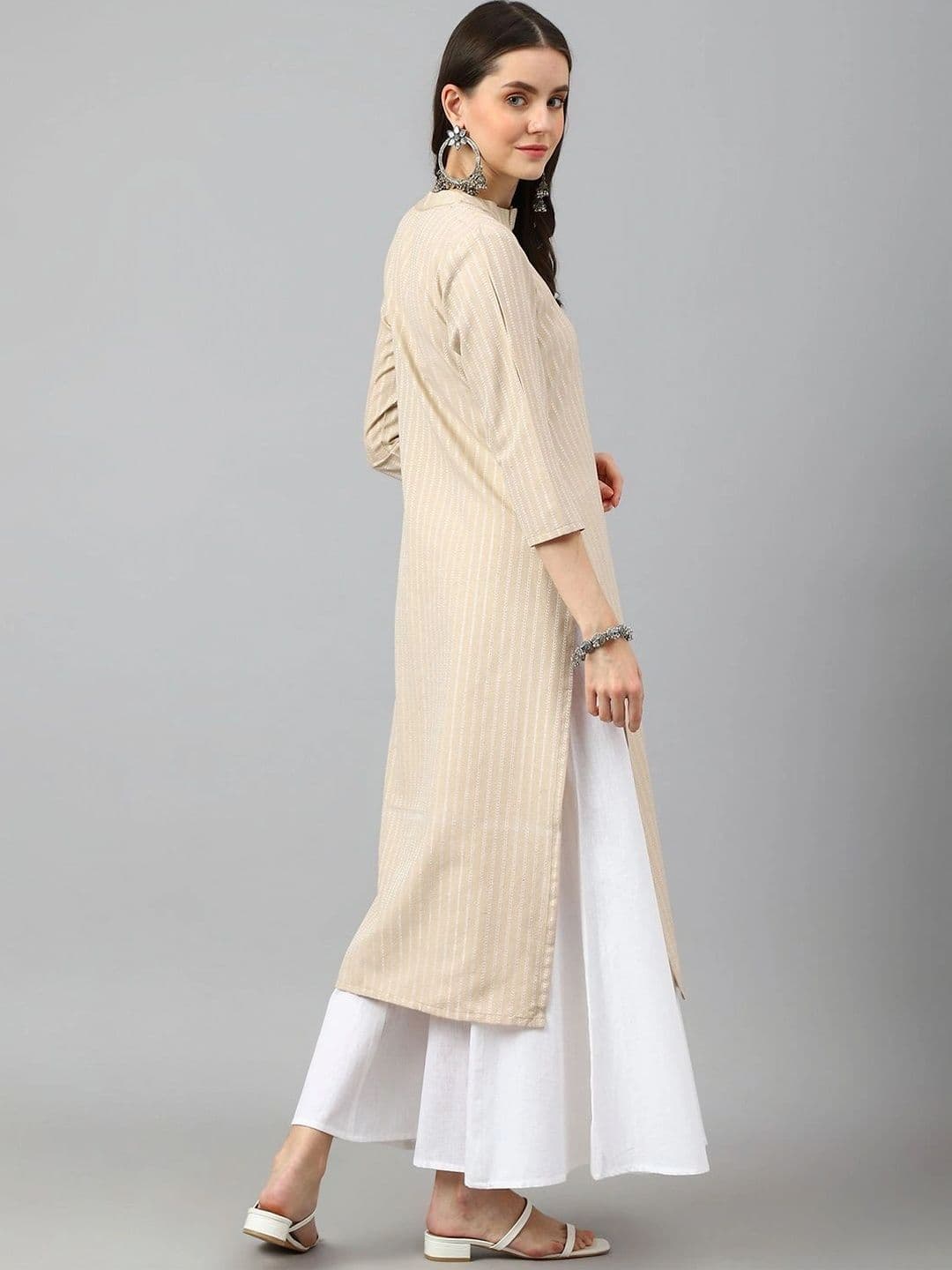 Anouk X fwd Women Striped Kurta thumbnail 5