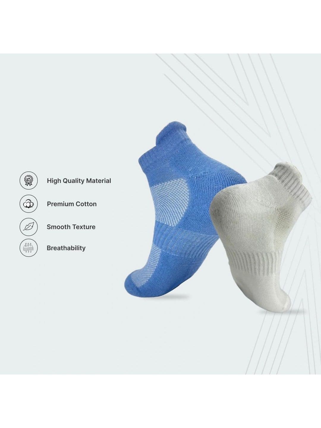 Moda Rapido Men Pack of 5 Cotton Blend Patterned Ankle Length Socks thumbnail 3