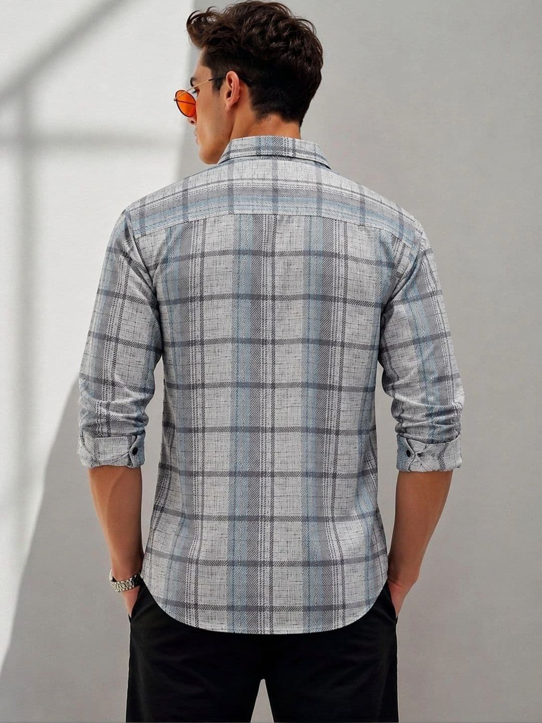 Mast & Harbour Men Comfort Checked Casual Shirt thumbnail 4