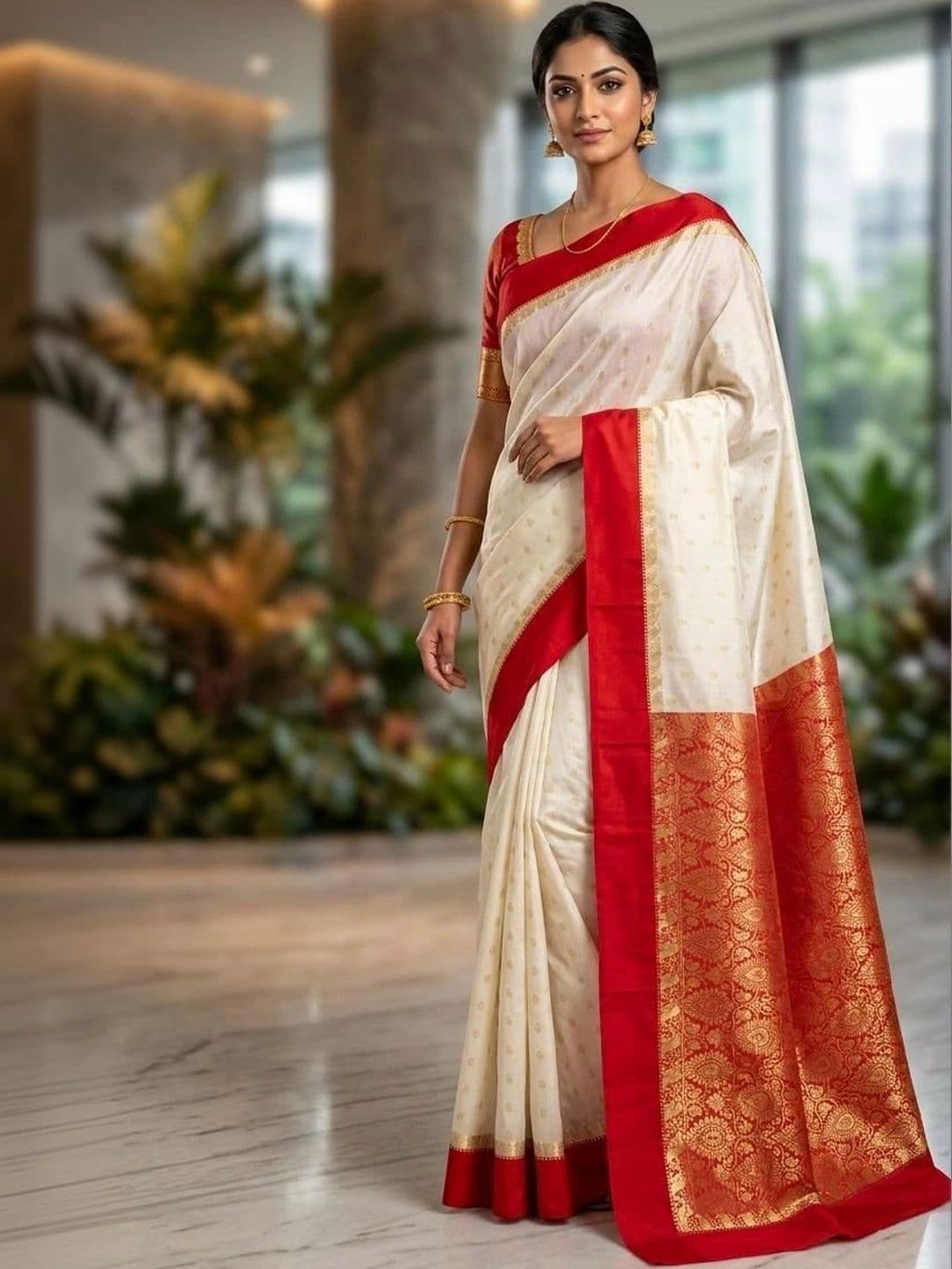 Silk Loomluxe Zari Art Silk Saree - view 1