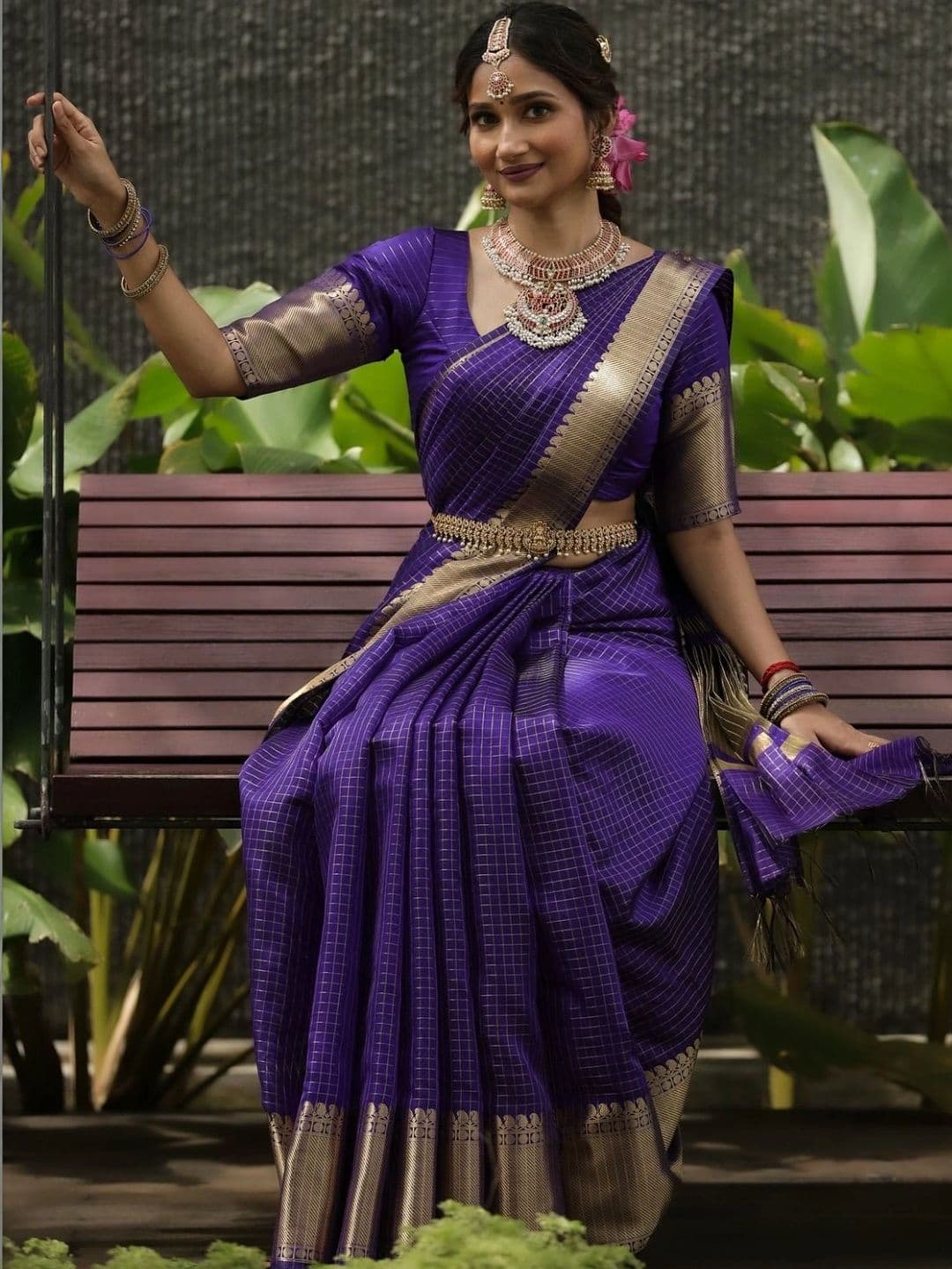 Moda Rapido Zari Pure Cotton Saree thumbnail 2