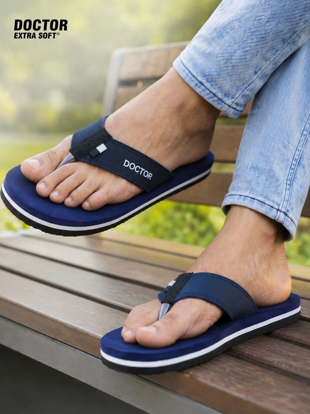 DOCTOR EXTRA SOFT Men Orthopedic Non-Slip Thong Flip-Flops - view 1
