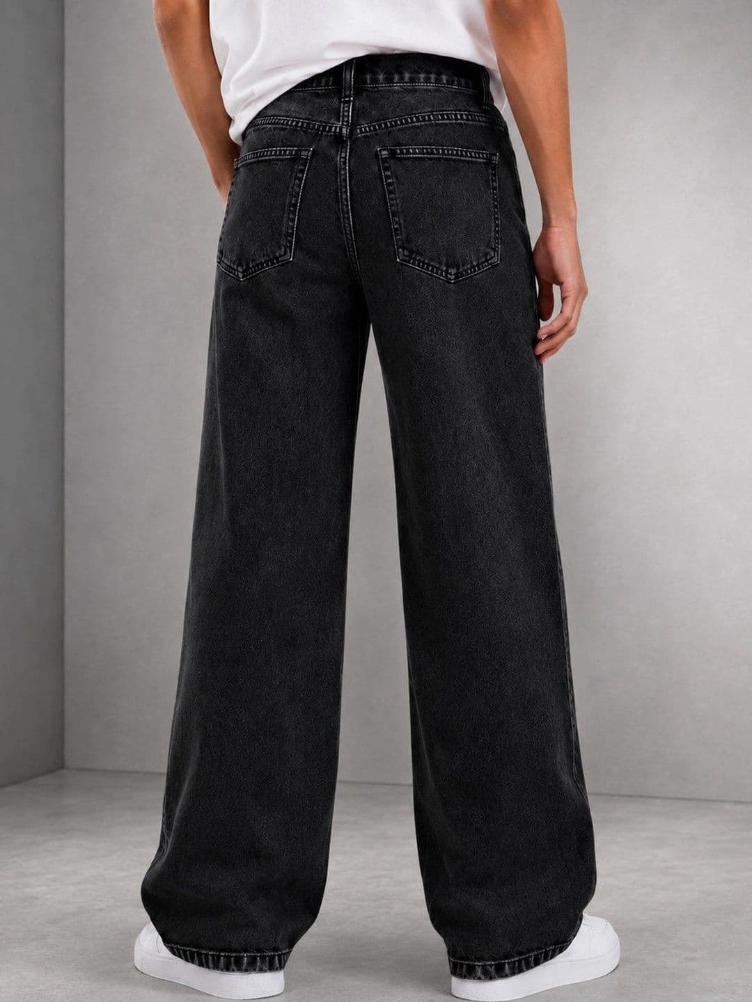 DressBerry Women Comfort Wide Leg High-Rise Light Fade Stretchable Jeans thumbnail 3
