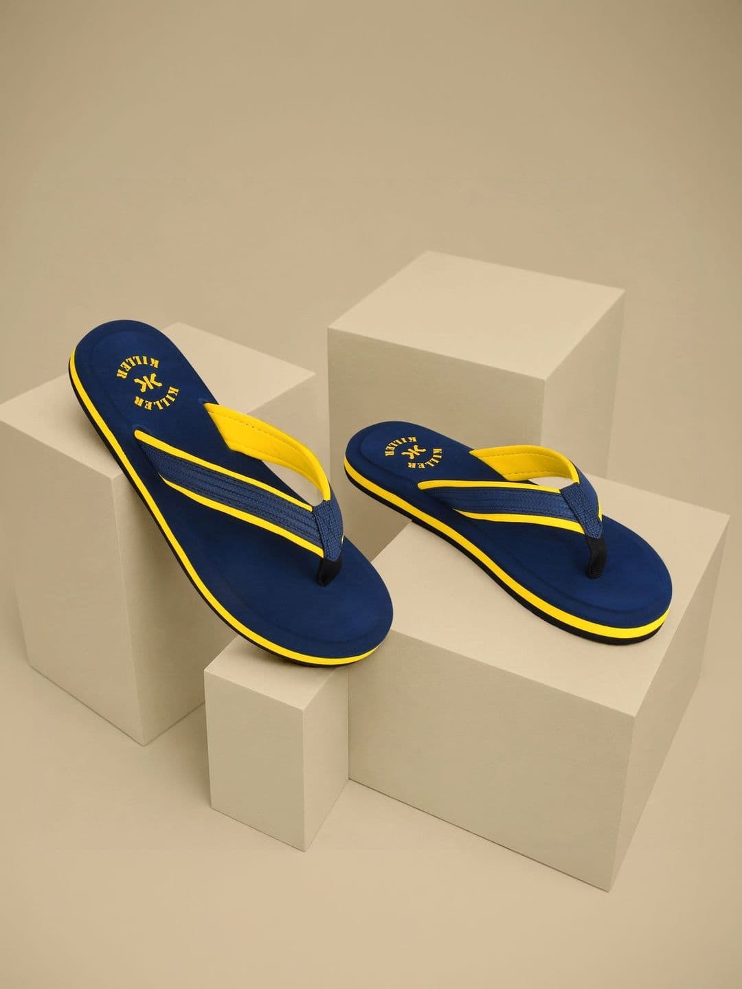 Killer Men Colourblocked Thong Flip-Flops - view 1