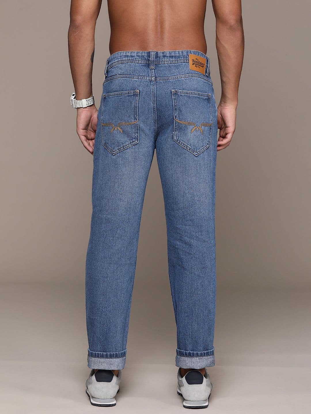The Roadster Lifestyle Co. Pure Cotton Relaxed Fit Jeans thumbnail 2
