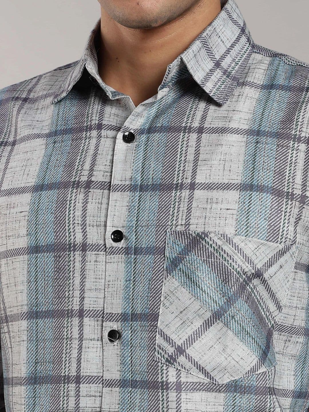 Mast & Harbour Men Comfort Checked Casual Shirt thumbnail 5