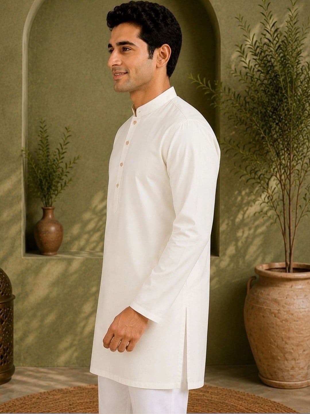 TATTVA Men Thread Work Kurta thumbnail 5