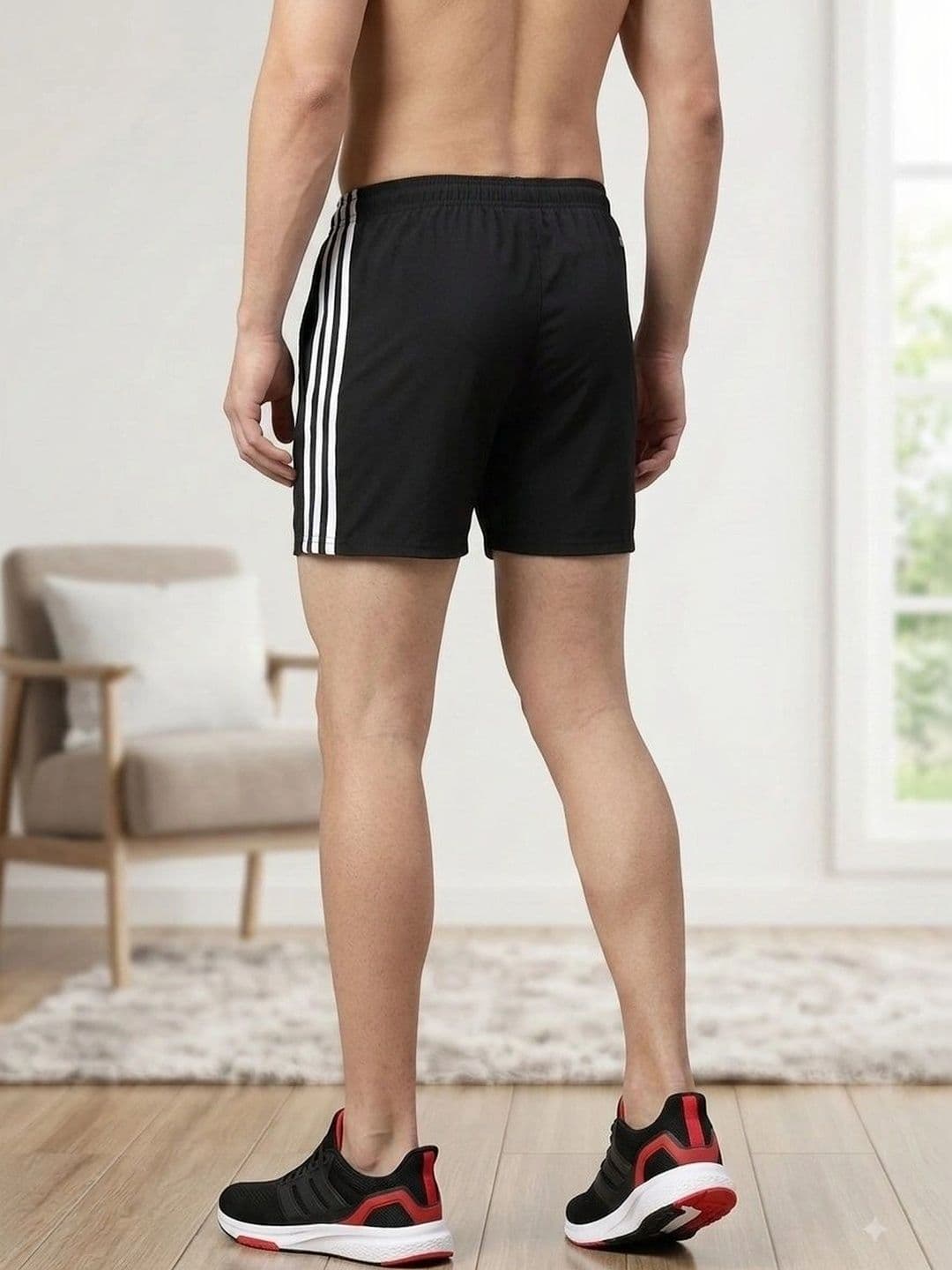 Zaahii Striped Thigh Length Boxers thumbnail 3