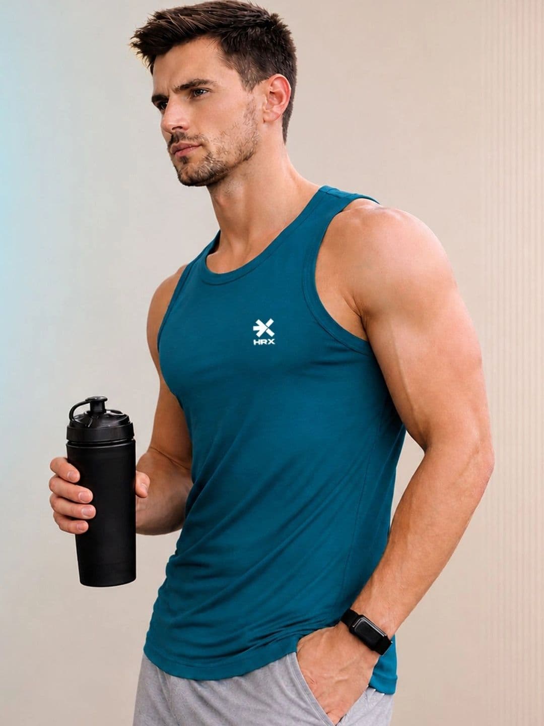 HRX by Hrithik Roshan Gym Vest thumbnail 4