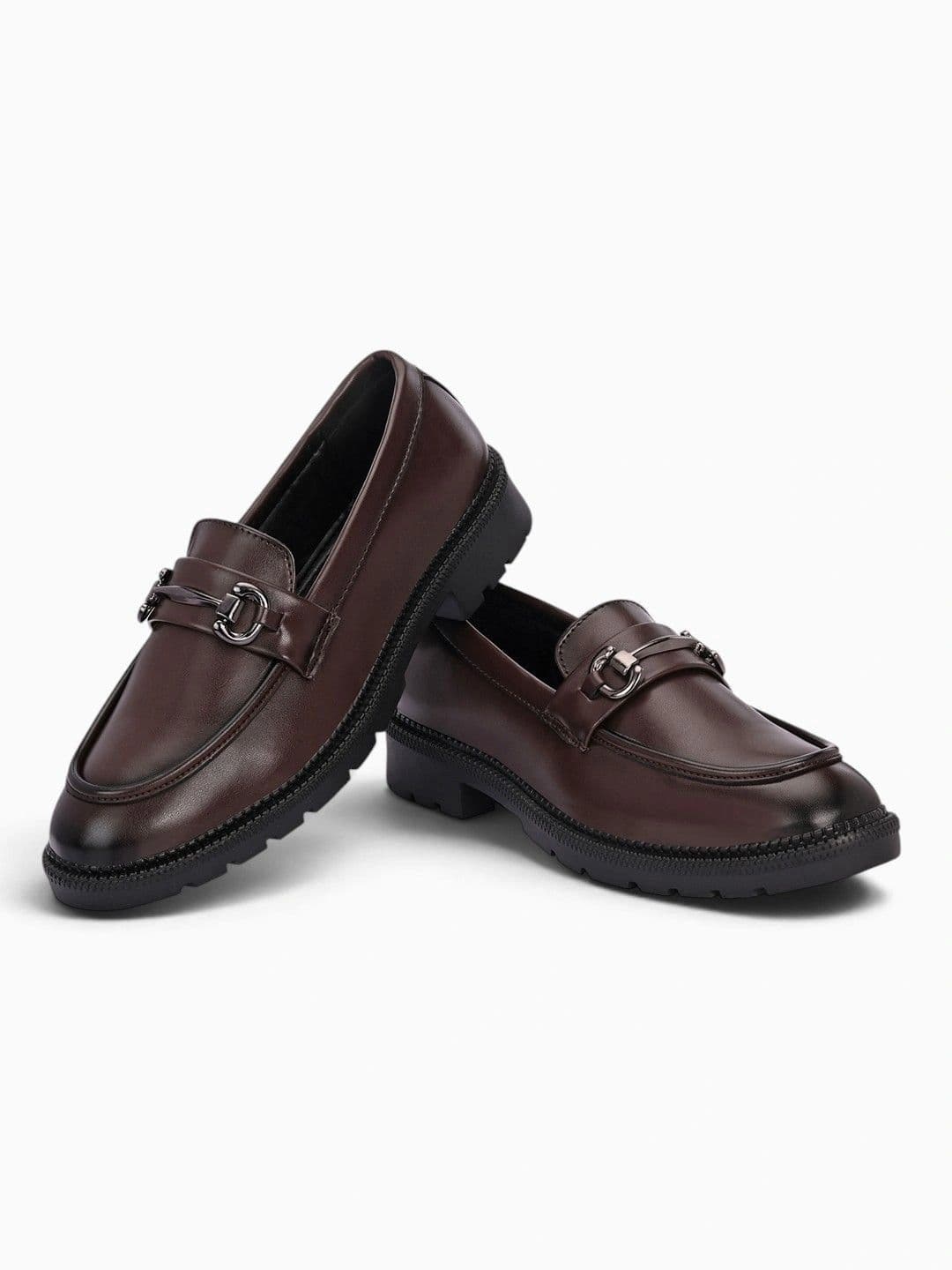 INVICTUS Men PU Round Toe Slip-On Loafers Shoes thumbnail 6