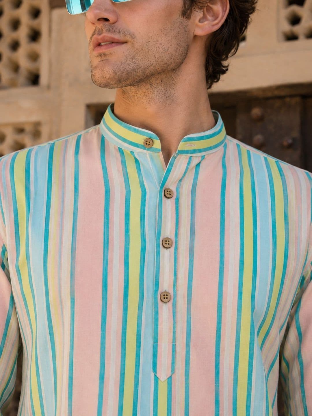 Anouk Men Cotton Printed Kurta thumbnail 2