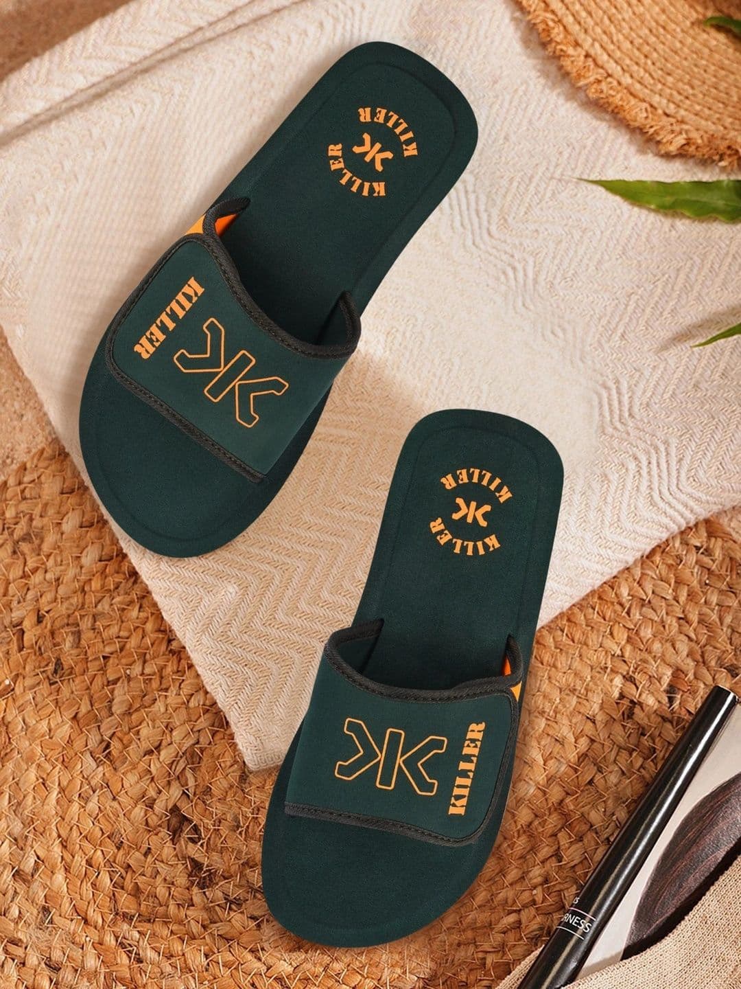Killer Men Printed Sliders - view 1