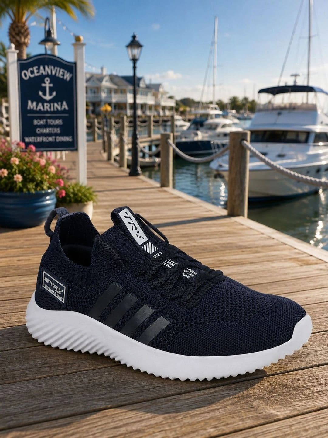 TRV Men Textured Lace-Up Walking Shoes thumbnail 2