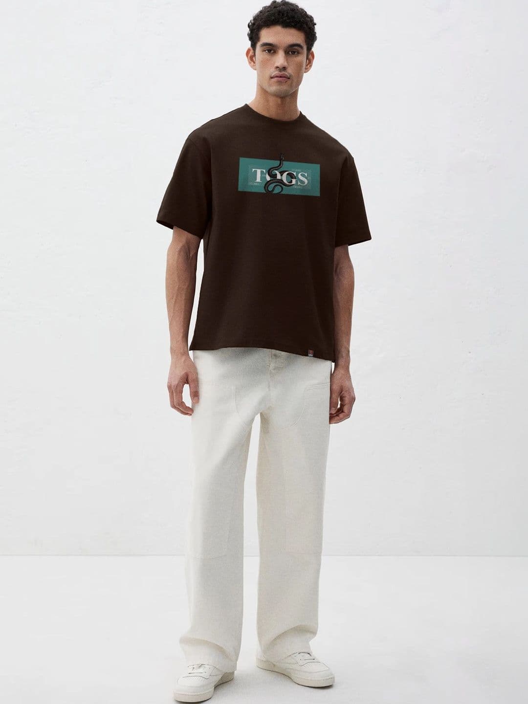 Moda rapido X TOGS & TERRE Men Printed Organic Cotton T-shirt thumbnail 3