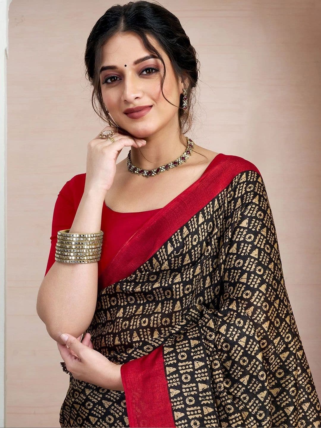 SANISA Ethnic Motifs Pure Cotton Saree thumbnail 3
