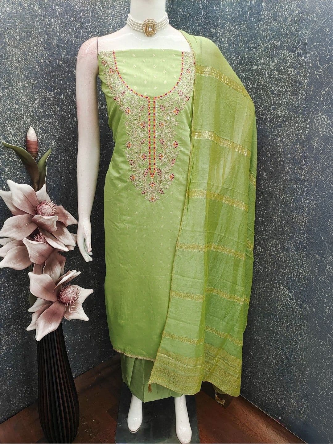 TAVAS Unstitched Dress Material thumbnail 3