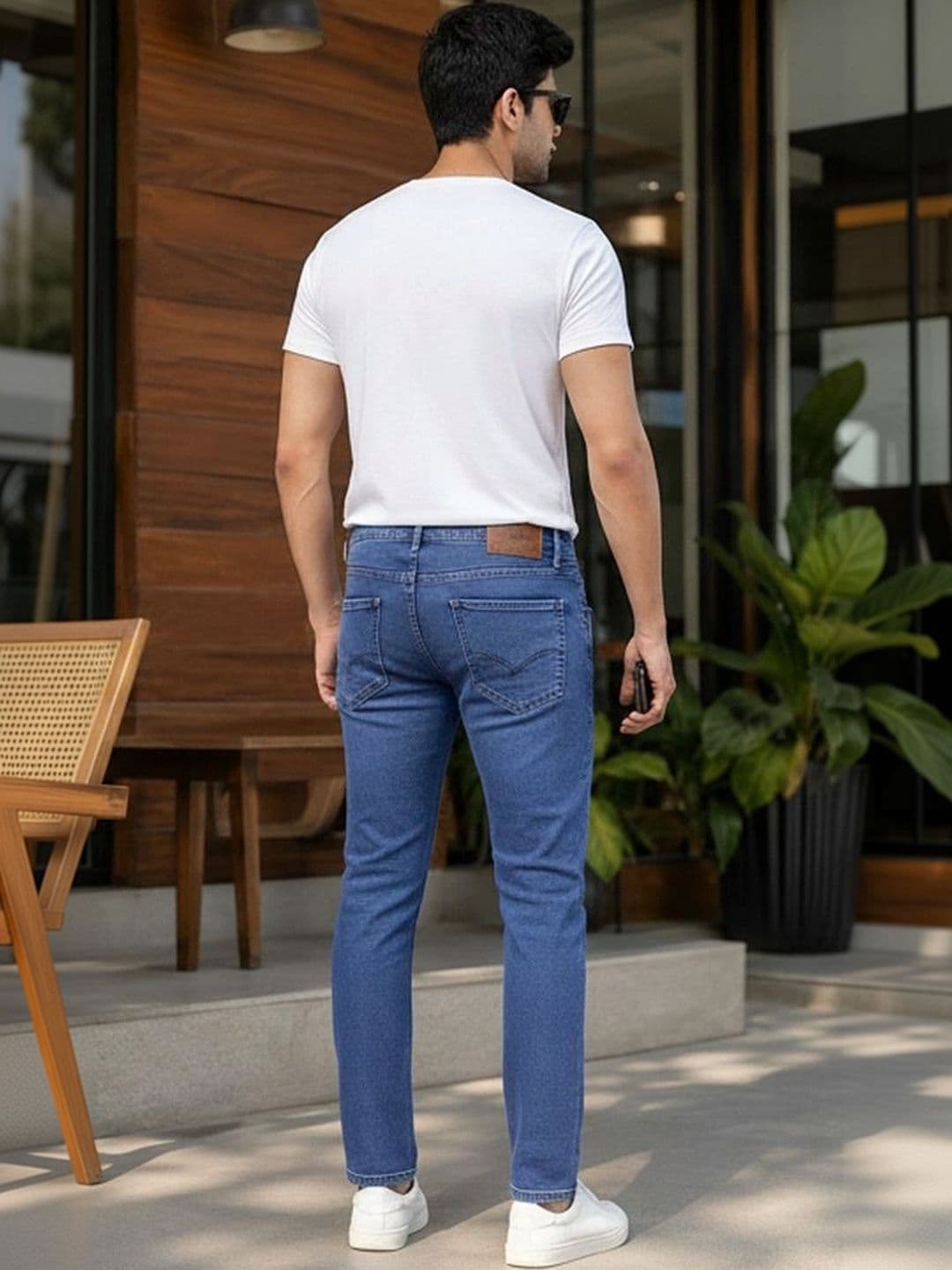 Global Jeans Men Regular Fit Mid-Rise Jeans thumbnail 3