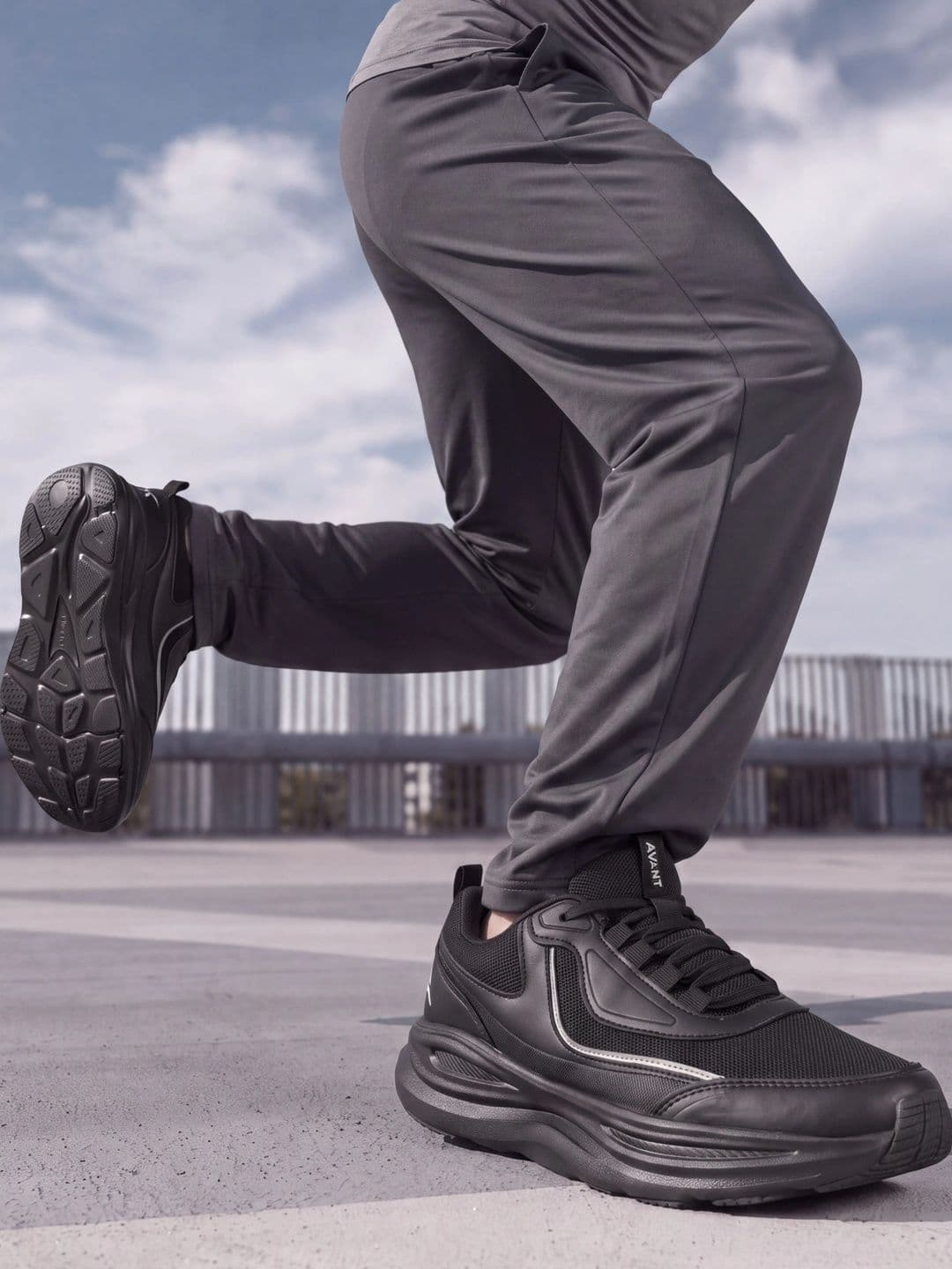 AVANT Men Zyvon Air Running - Black thumbnail 3