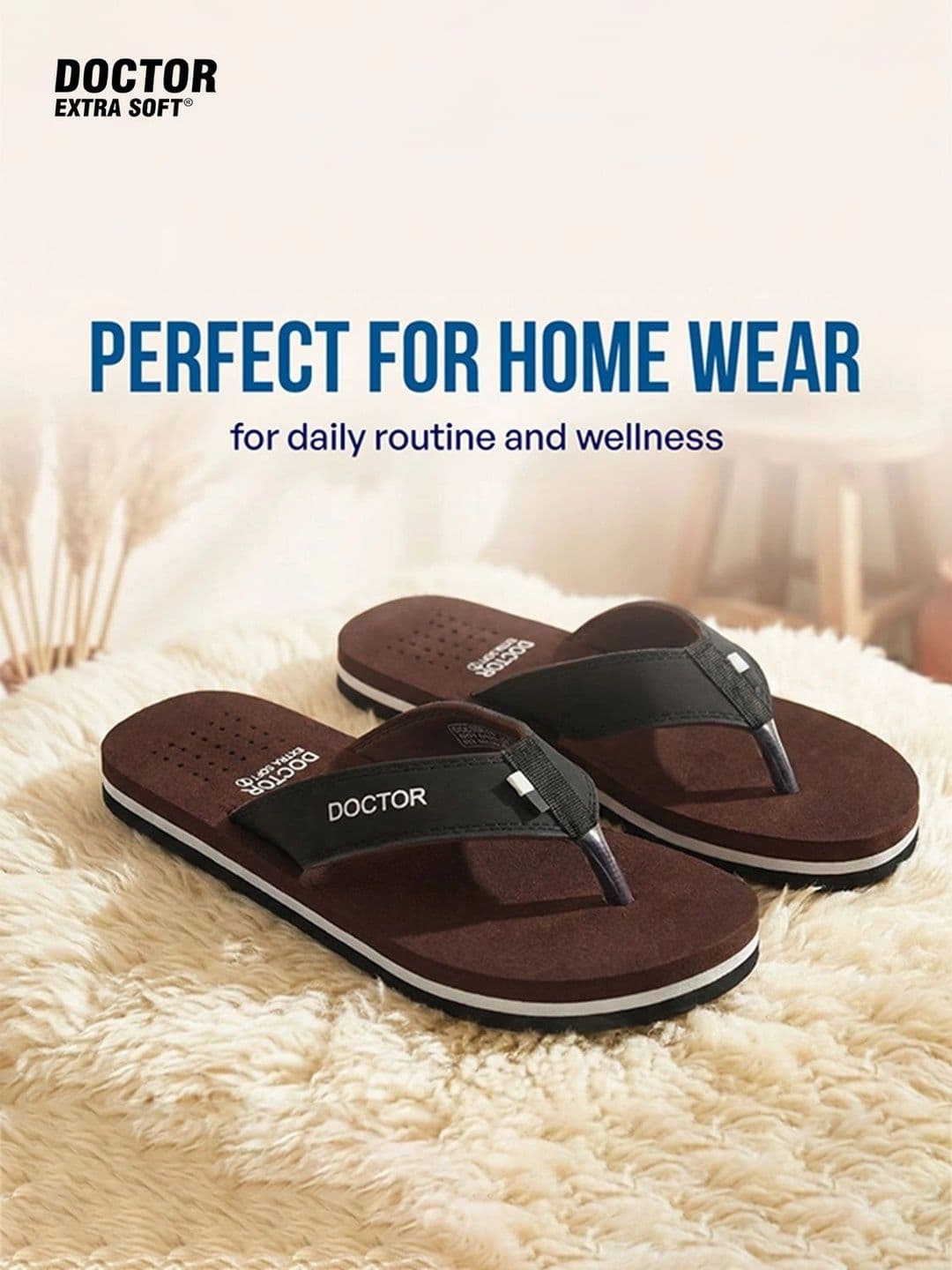 DOCTOR EXTRA SOFT Men Orthopedic Non-Slip Thong Flip-Flops thumbnail 5