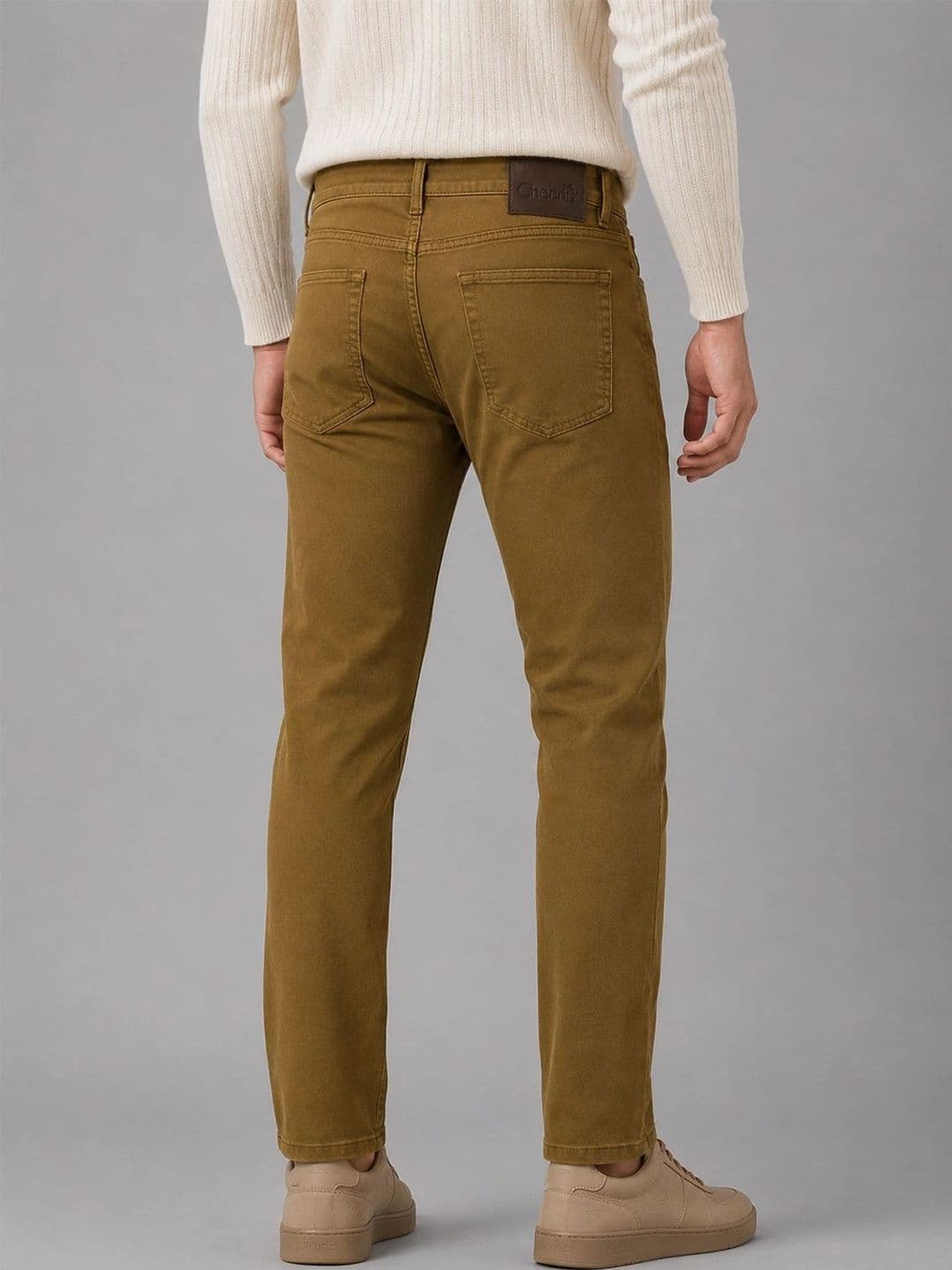 Chennis Men Slim Fit Mid-Rise Stretchable Jeans thumbnail 3