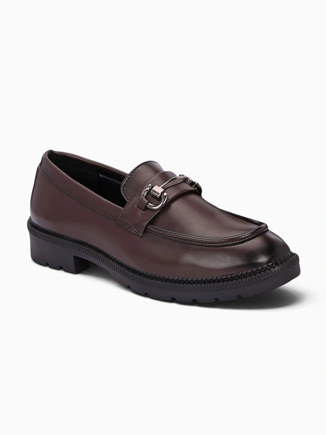 INVICTUS Men PU Round Toe Slip-On Loafers Shoes thumbnail 4