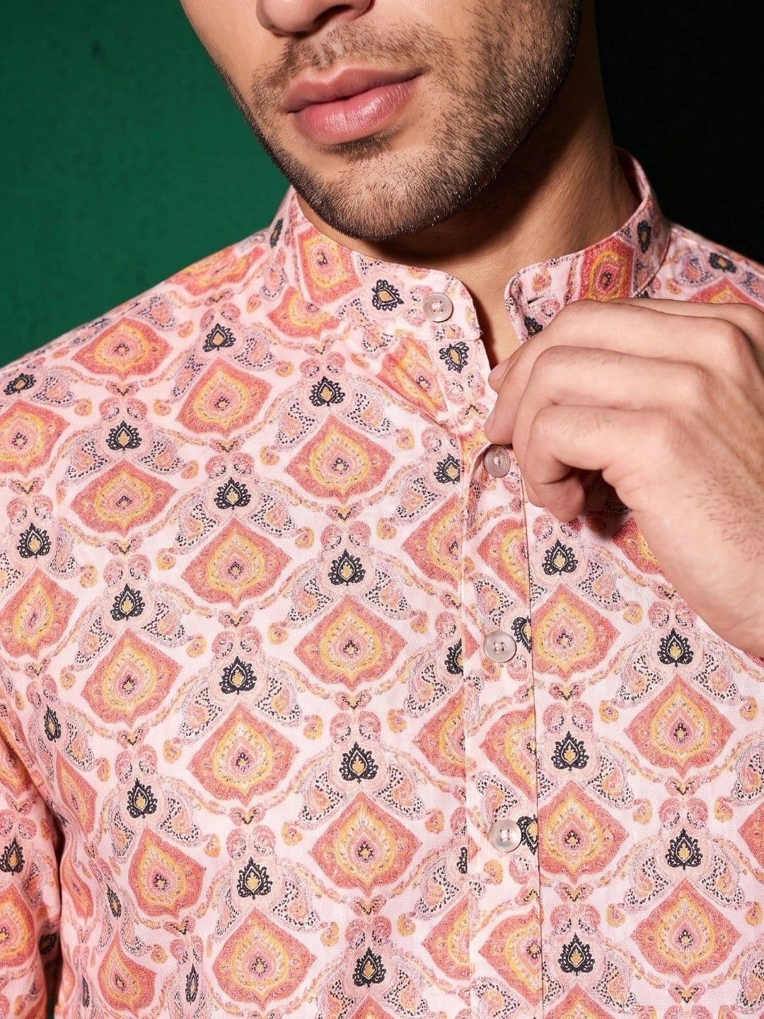 DRIP CHOWK Men Ethnic Motifs Printed Kurta thumbnail 2