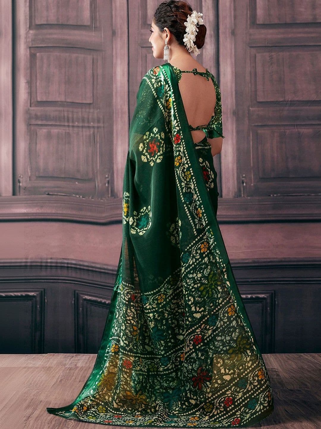 SANISA Batik Saree thumbnail 6