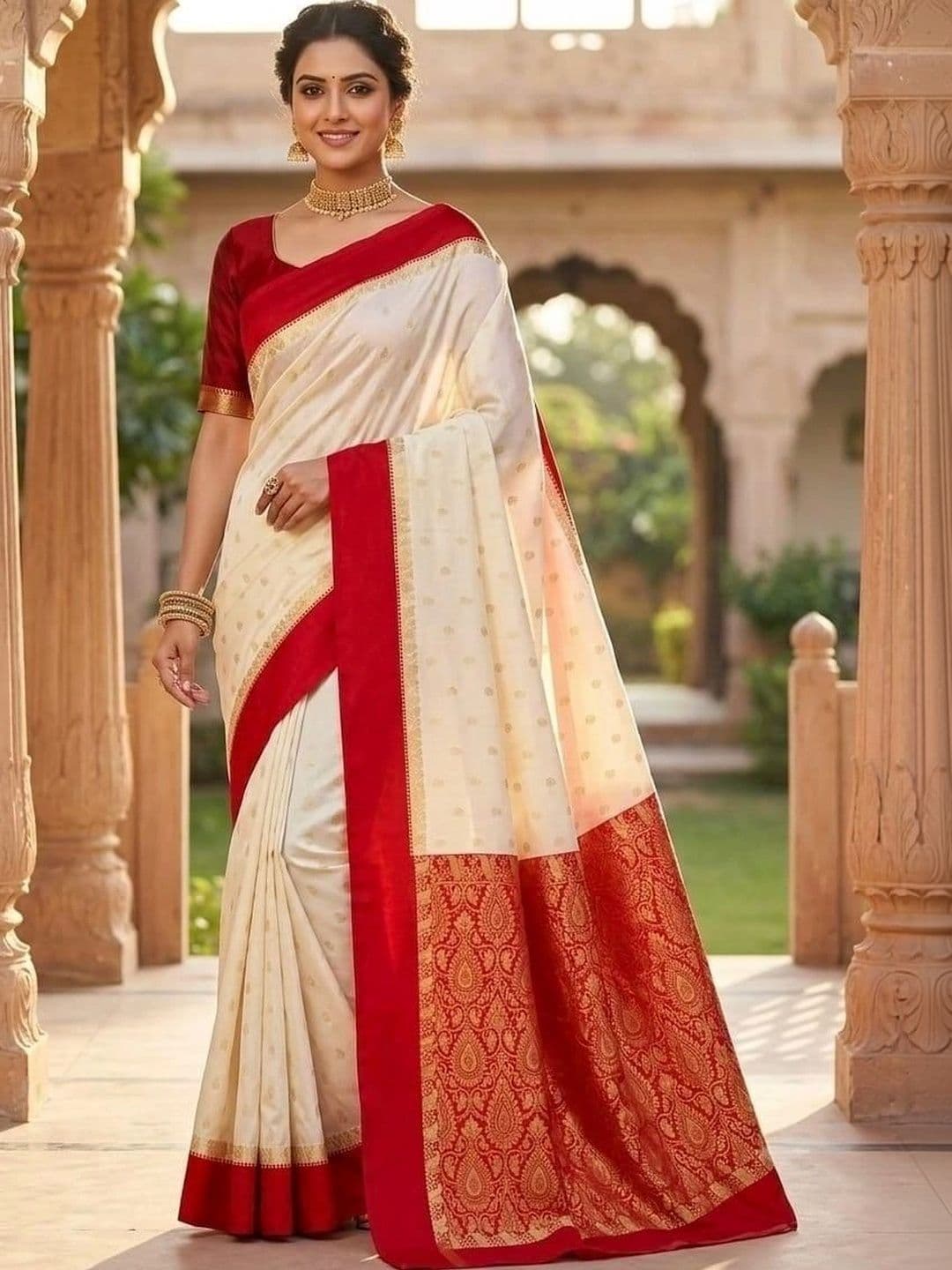 Silk Loomluxe Woven Design Art Silk Saree - view 1
