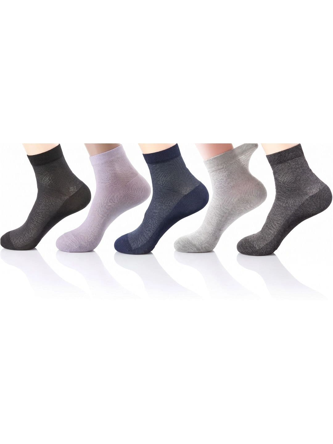 Moda Rapido Men Pack of 5 Cotton Blend Ankle Length Socks - view 1