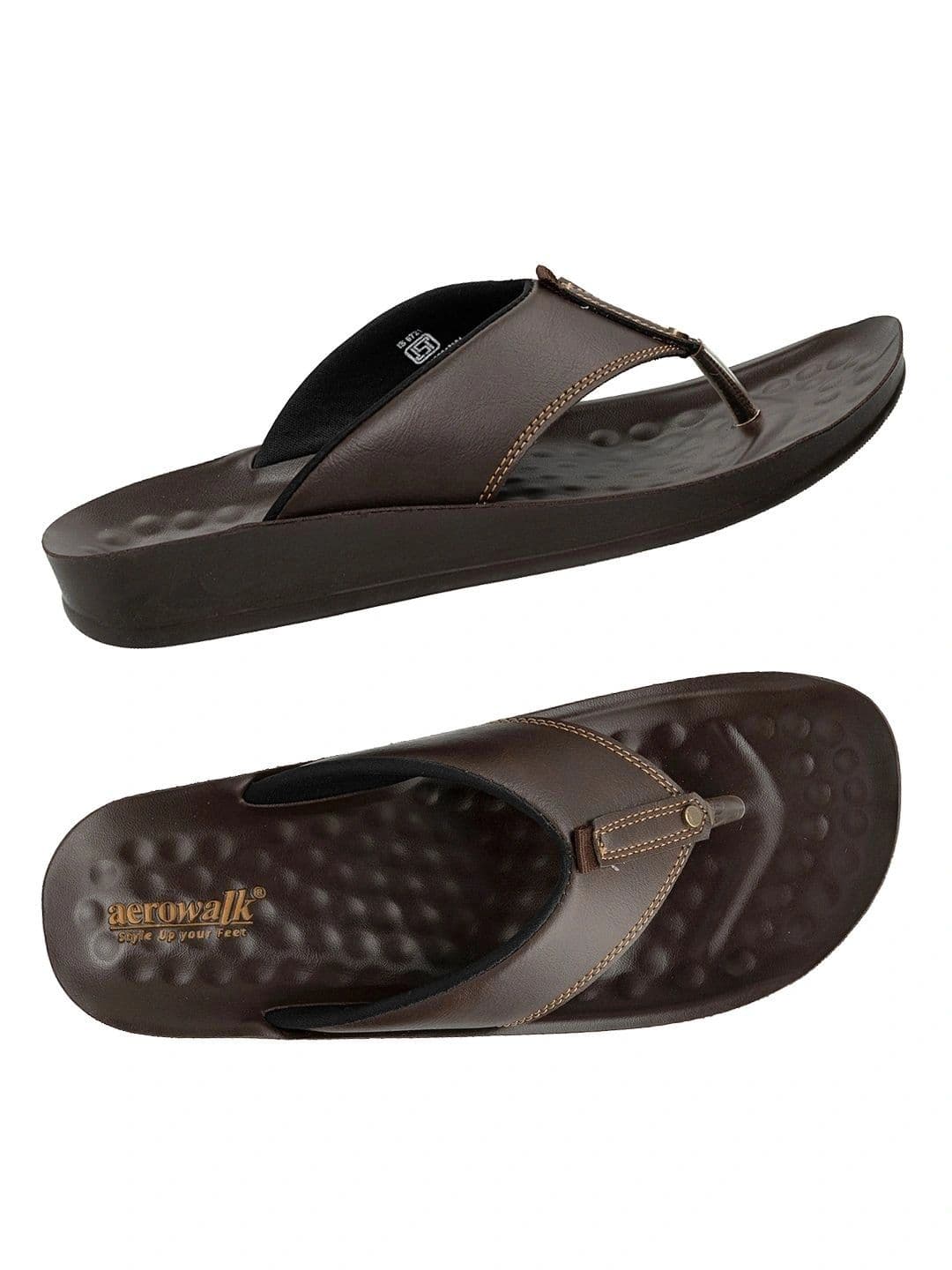 Aerowalk Men Orthopedic Comfort Thong Sandals thumbnail 3