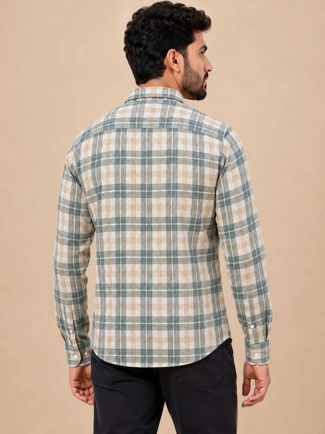 Chennis Men Slim Fit Checked Casual Shirt thumbnail 2