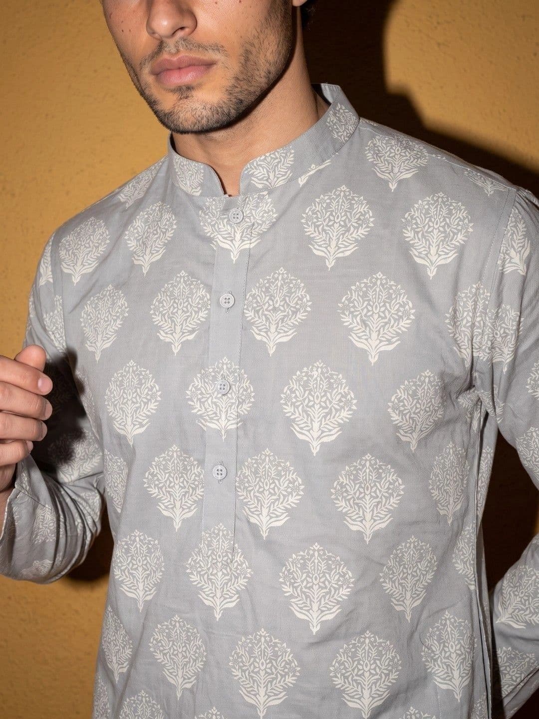 DRIP CHOWK Men Ethnic Motifs Printed Kurta thumbnail 2