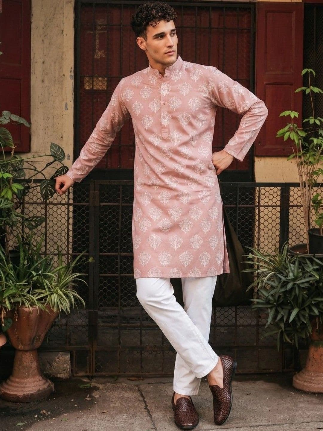 DRIP CHOWK Men Ethnic Motifs Printed Kurta thumbnail 4