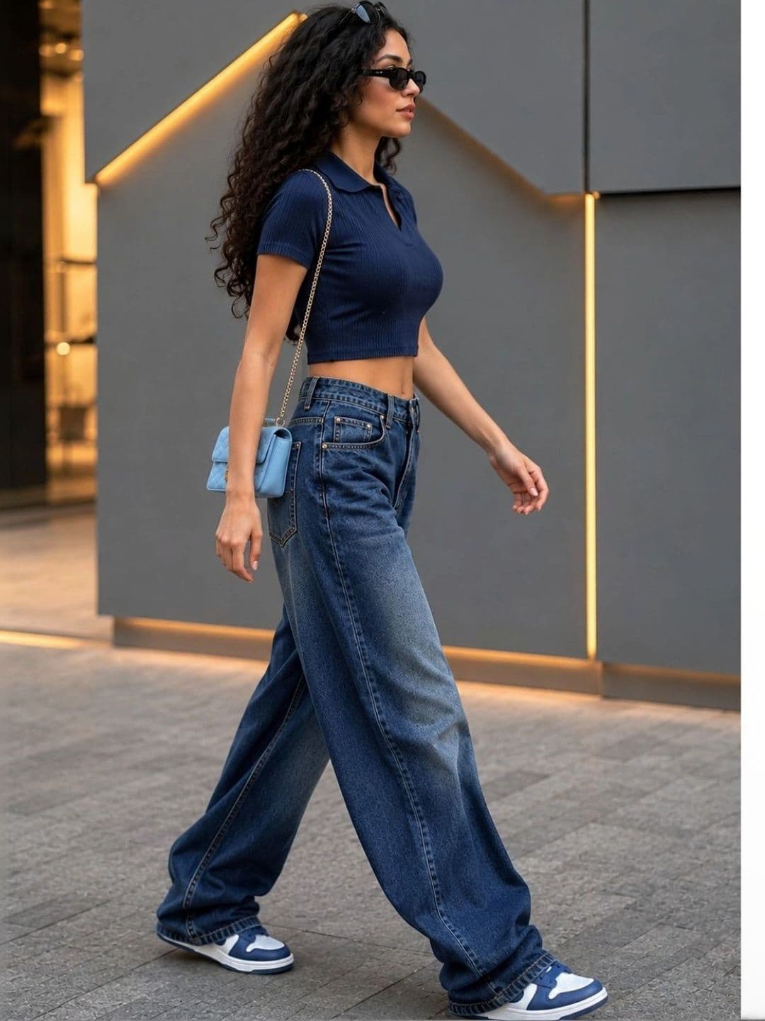 MUMS STITCH Women Wide Leg High-Rise Jeans thumbnail 4