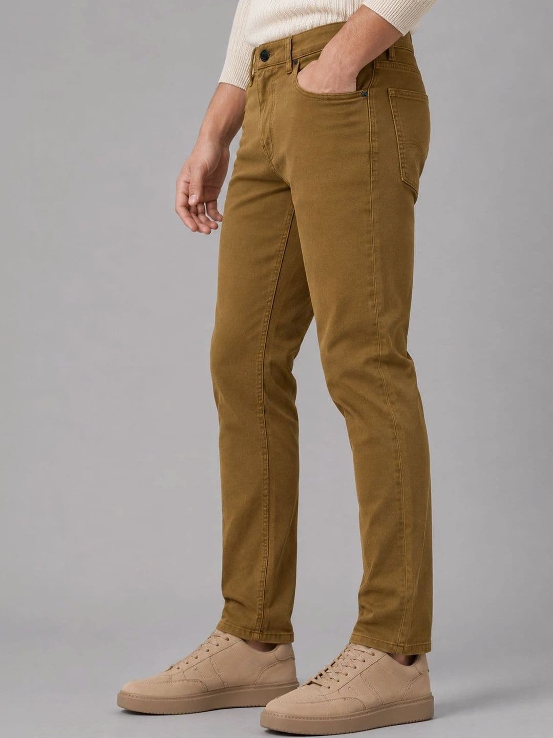 Chennis Men Slim Fit Mid-Rise Stretchable Jeans thumbnail 4