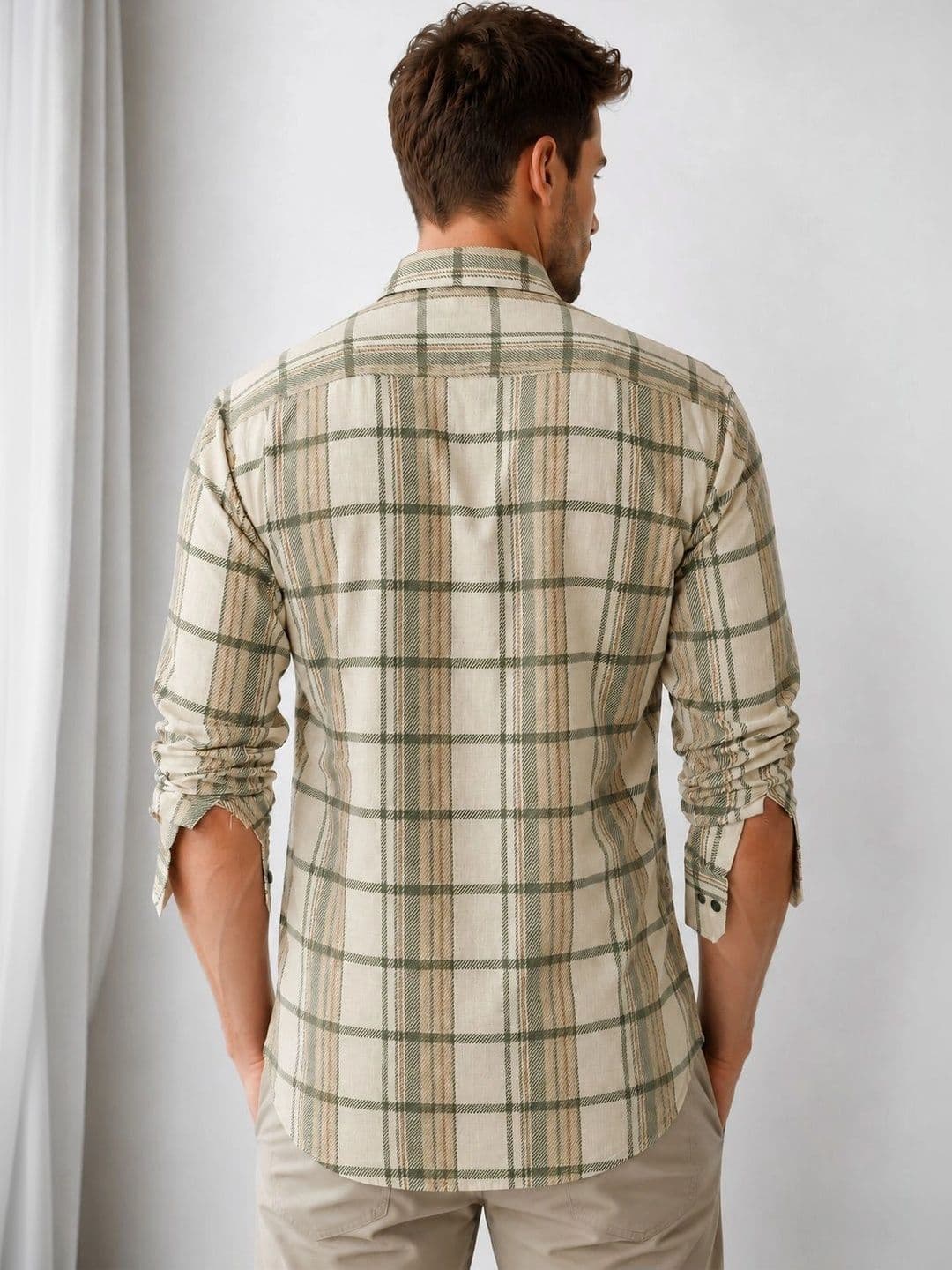 Mast & Harbour Men Comfort Checked Casual Shirt thumbnail 5