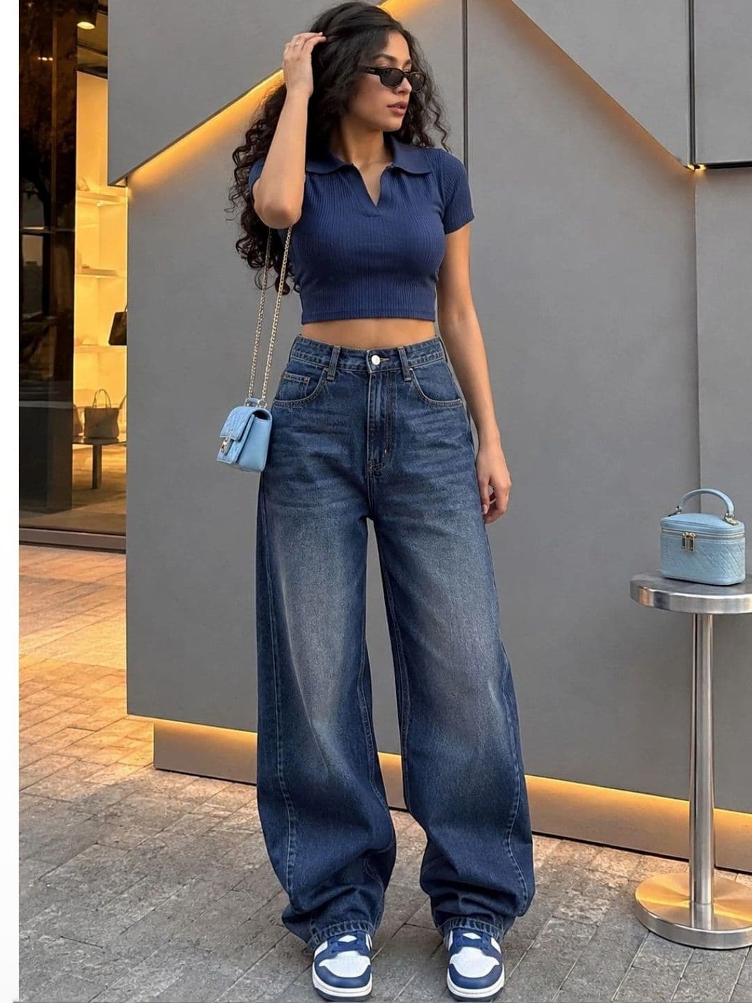 MUMS STITCH Women Wide Leg High-Rise Jeans - view 1