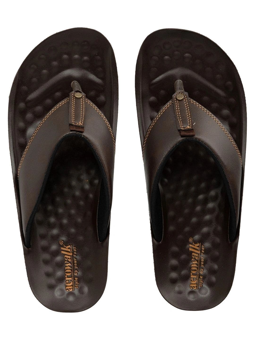 Aerowalk Men Orthopedic Comfort Thong Sandals thumbnail 6