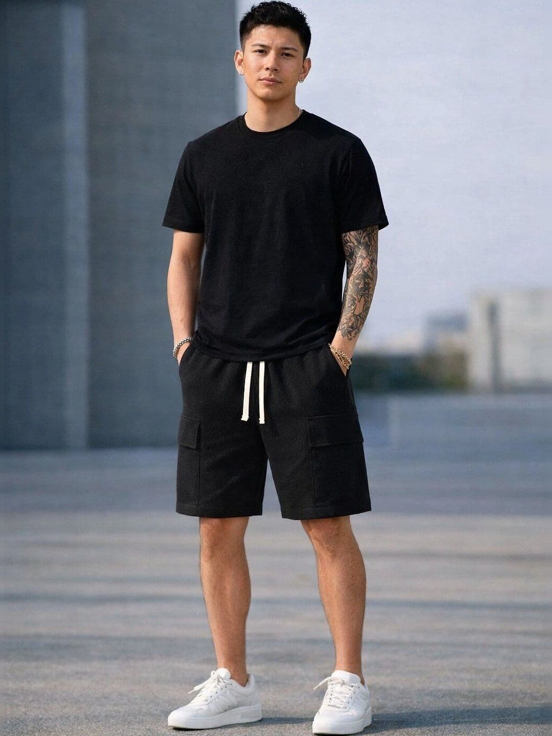 Mast & Harbour Men Cargo Shorts thumbnail 2